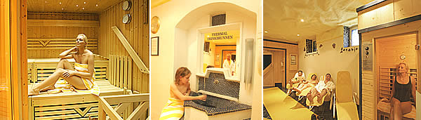sauna, solarium uva, bagno turco