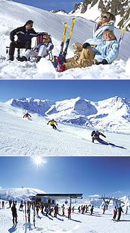 ski snowboard cross country skiing in gastein